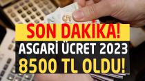 Erdoğan asgari ücreti 8500 TL olarak açıkladı